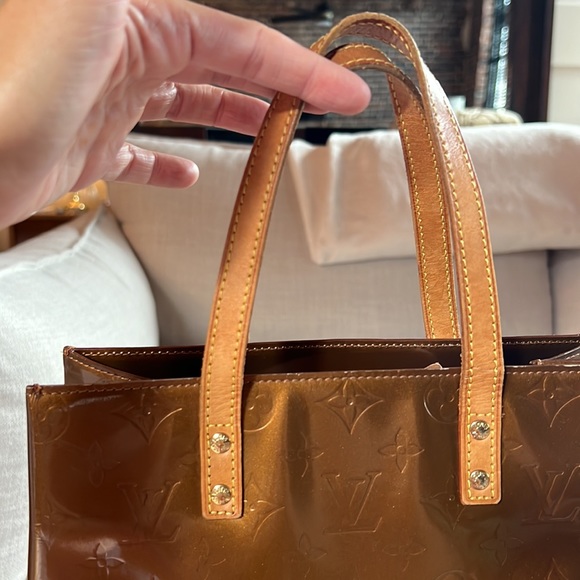 Authentic EUC Louis Vuitton Bronze Vernis Shopper Tote - Picture 4 of 13